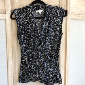 Chaus polka dot top